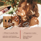Clean-n-Fresh Body Spray for Women, Body Mist, Fragrance Mist Gift Sets, Pack of 3, Each 3.4 Fl Oz, Total 10.2 Fl Oz, Cherry Blossom
