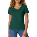 Hanes Women's Perfect-T V-neck T-shirt, Cotton Short Sleeve Tee for Women, 1 or 2-Pack