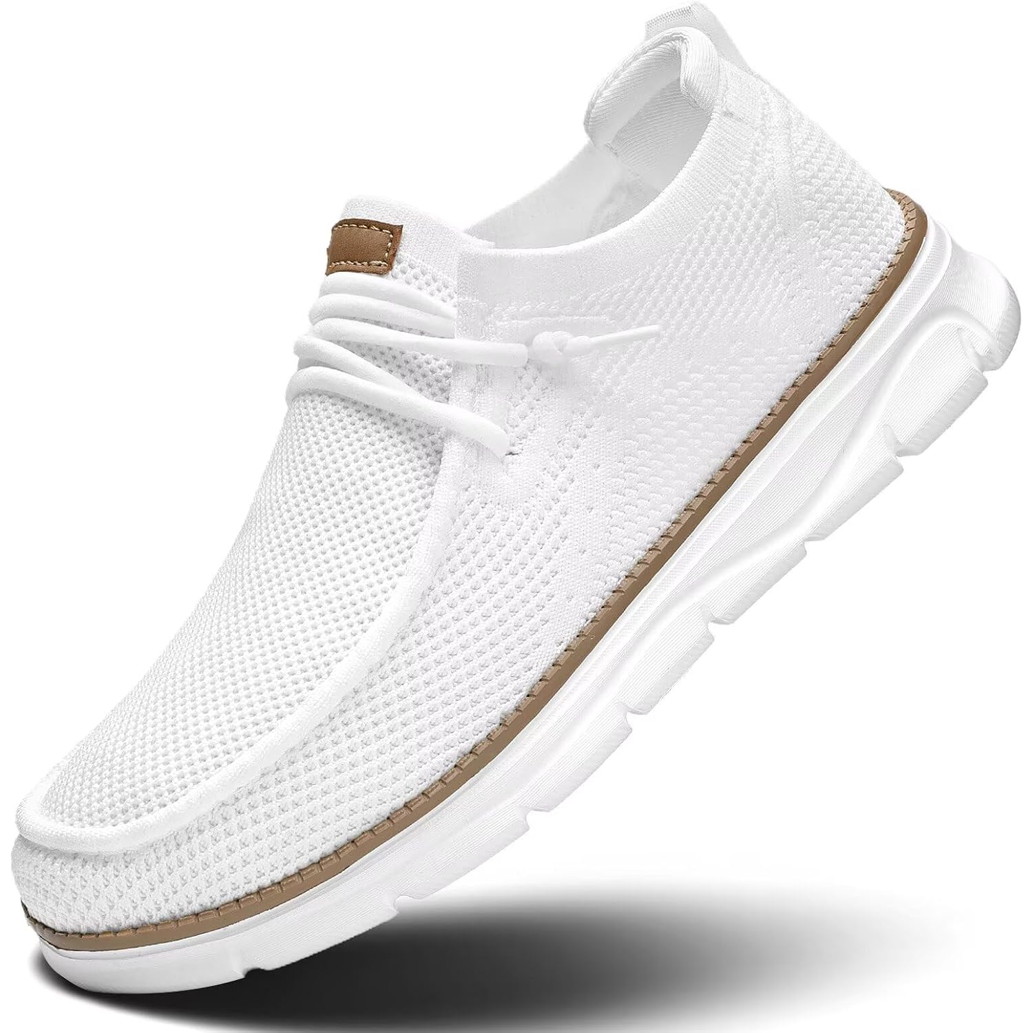 Mens Slip-On Loafers Comfortable Boat Shoes Casual Walking Sneakers Mesh Business Oxfords Work Lightweight Soft Sole