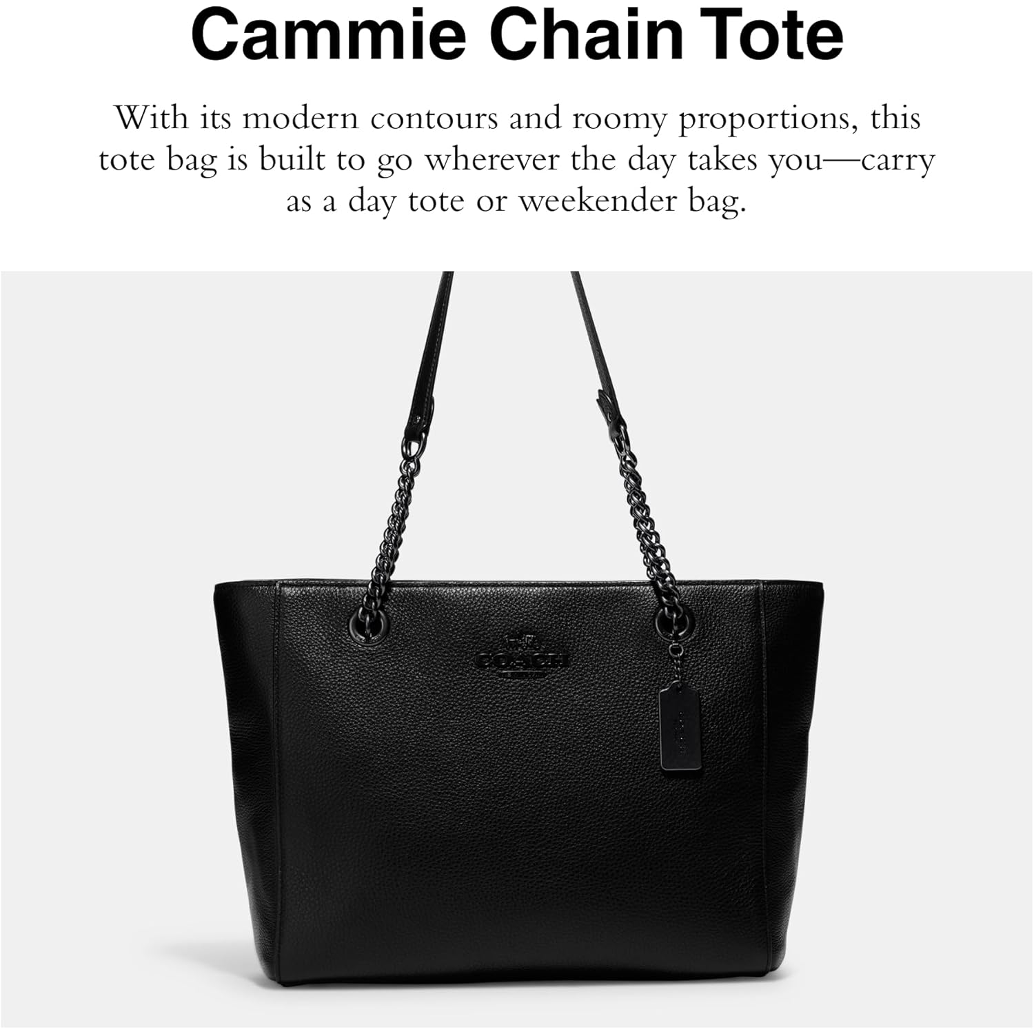 COACH womens Cammie Chain Tote