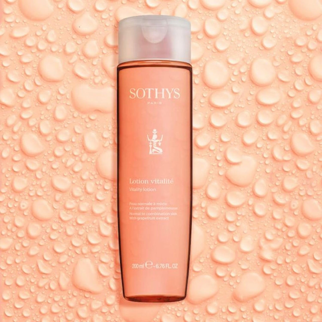 Sothys Vitality Lotion | Moisturizing Face Toner With Grapefruit Extract | Alcohol Free Facial Cleanser