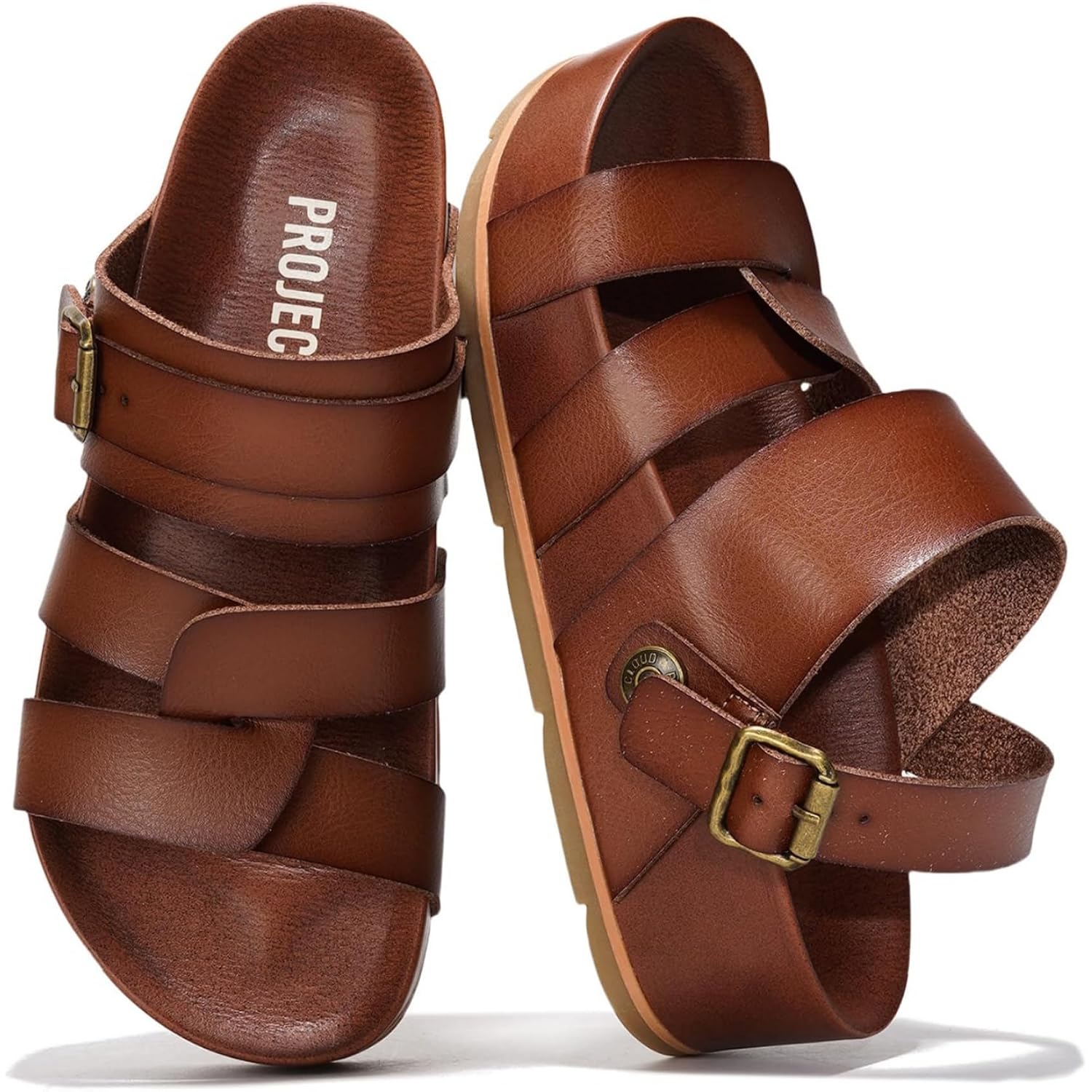 Project Cloud Platform Sandals Women – Strappy Wedges With Comfortable Plush & Soft Insole – Lightweight & Non Slip Platform Sandals For Women 2026