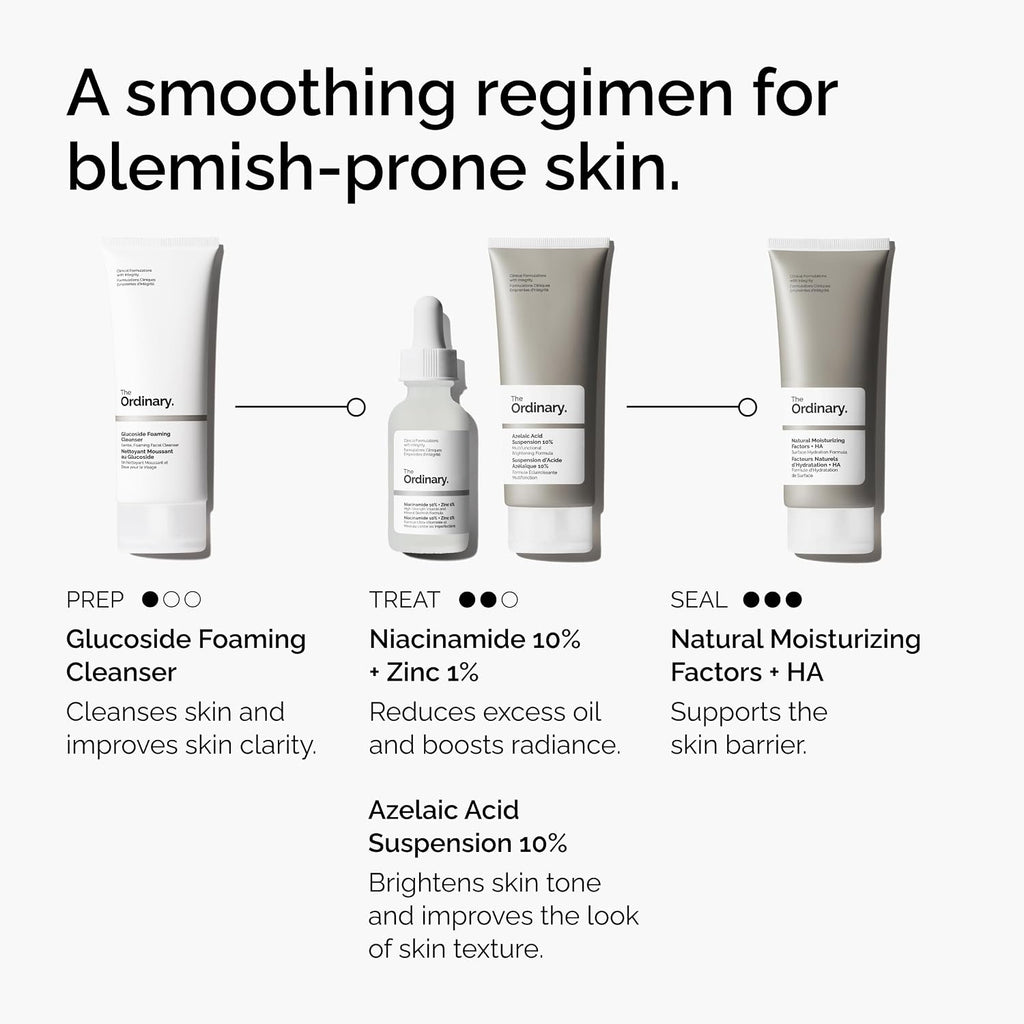 The Ordinary Azelaic Acid Suspension 10%, Formula For Uneven And Blemish-Prone Skin