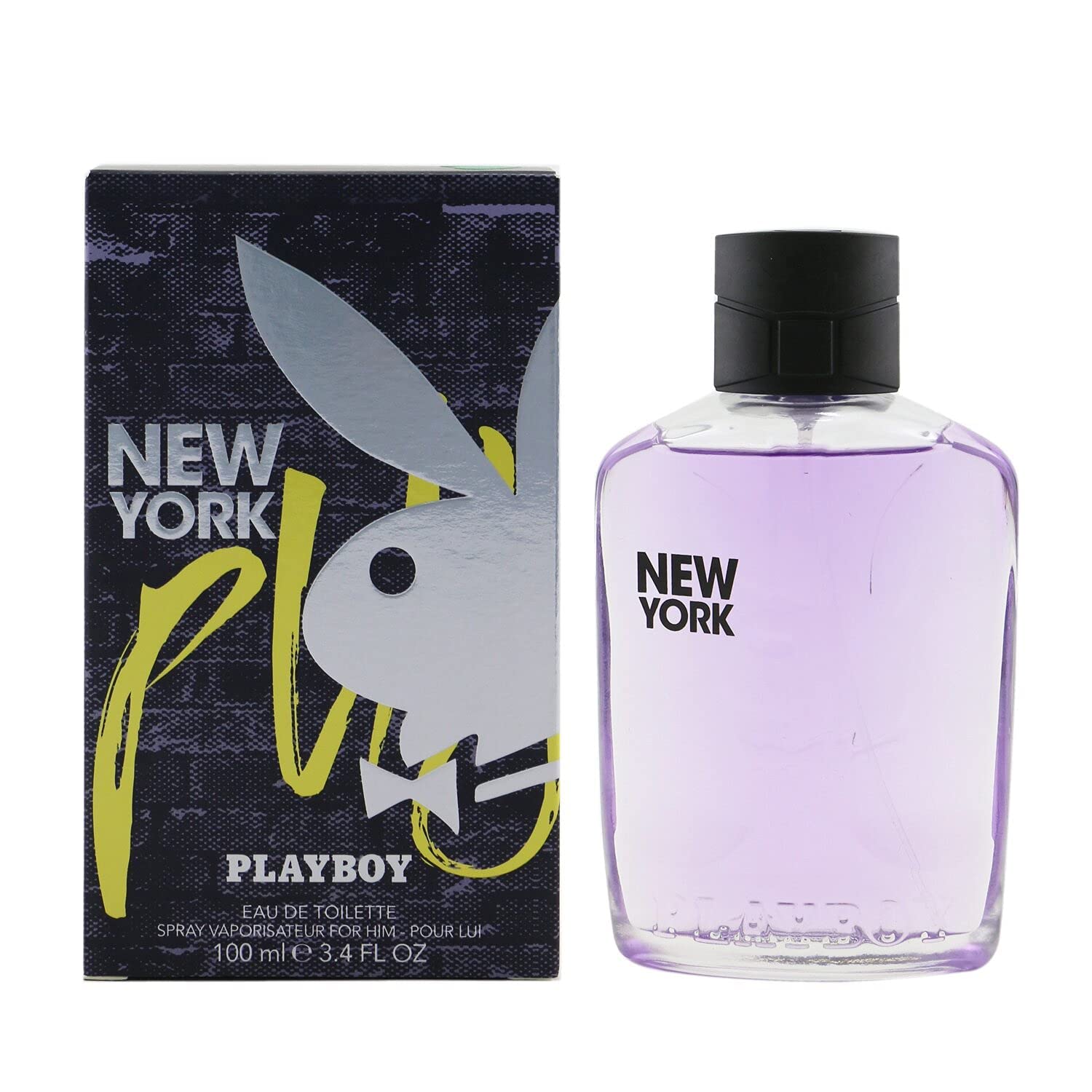 PLAYBOY New York Men Eau De Toilette Spray, 3.4 Ounce Playboy