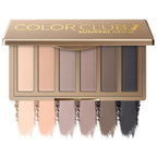 Susikeki 6 Colors Mini Eyeshadow Makeup Palette Neutral Nude Smoky Eye Shadow Taupe & Brown Matte Make Up Pallet With Mirror Highly Pigmented Long Lasting Waterproof Travel Size Gift Kit 01