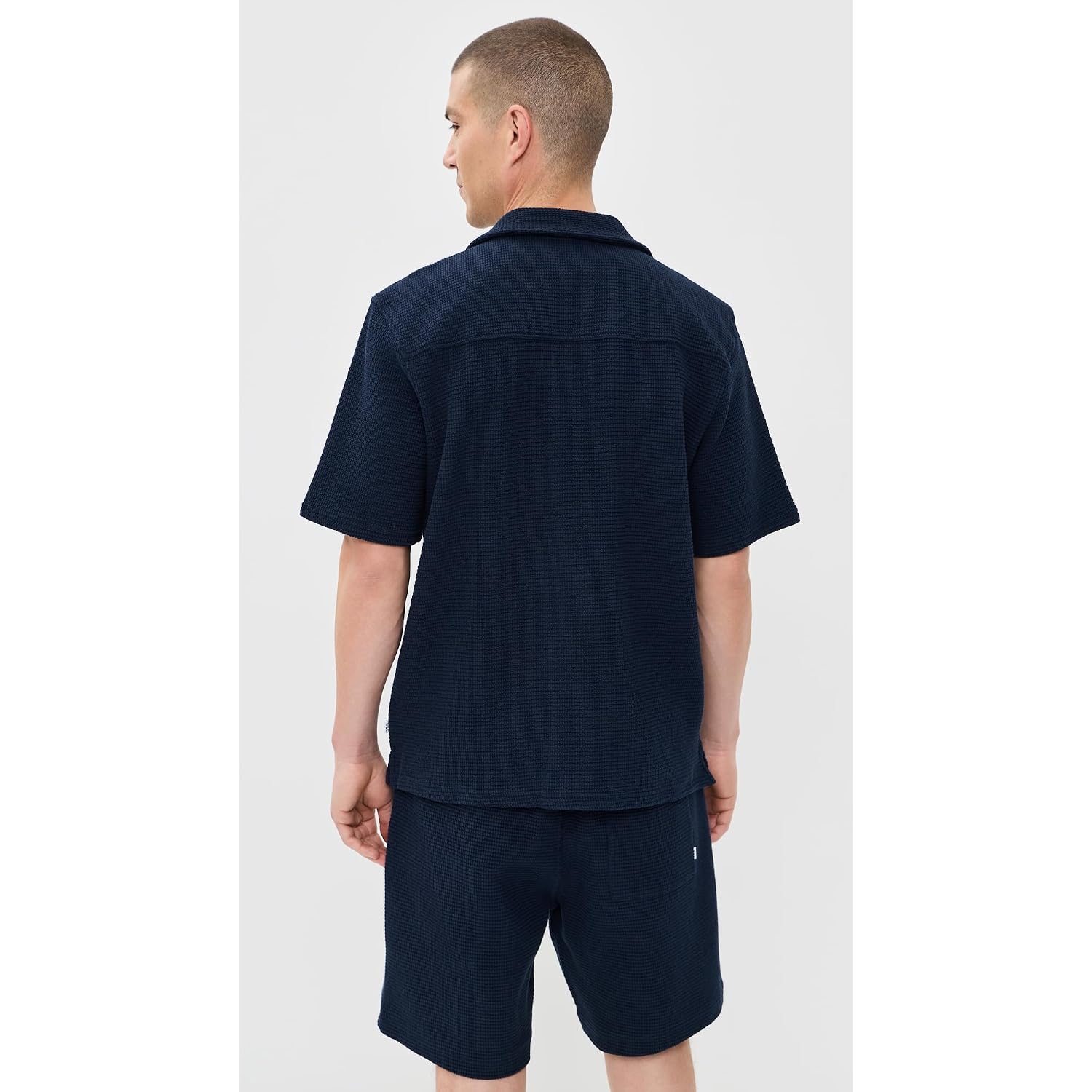 Wax London Men'S Clayland Textured Interlock Shirt