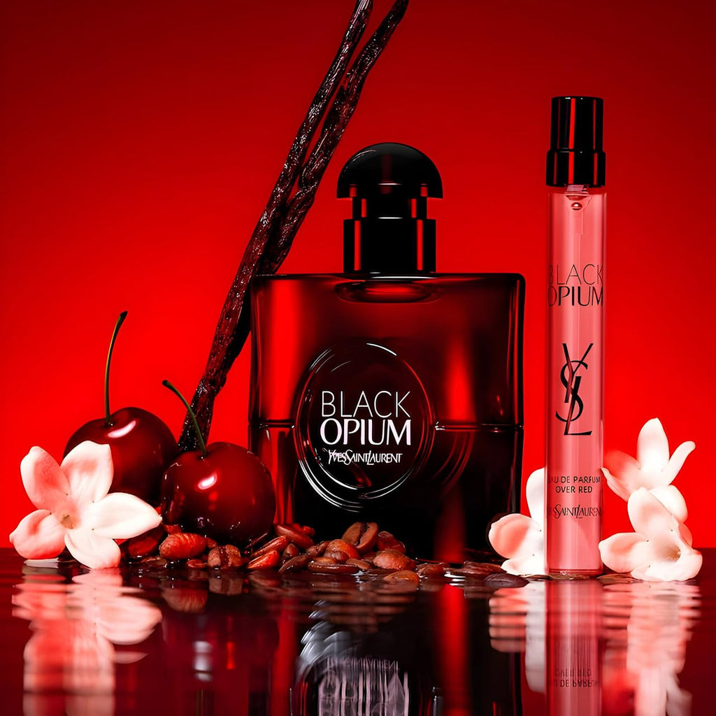 Black Opium Over Red by Yves Saint Laurent for Women - 3 oz EDP Spray