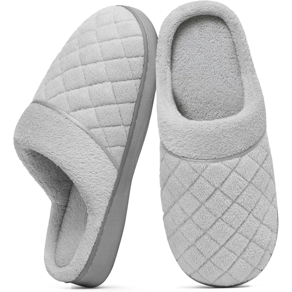Unisex House Slippers For Women Men Memory Foam Indoor Bedroom Shoes