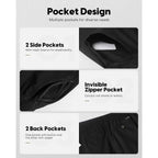 Maamgic Men'S 5/7 Inch Casual Classic Fit Shorts With Multi-Pocket Quick Dry Sports Shorts