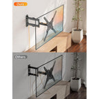 ELIVED TV Wall Mount for Most 26-60 Inch TVs, Swivel and Tilt Full Motion TV Mount with Single Stud Perfect Center Design, Wall Mount Bracket Max VESA 400x400mm, Corner Mount Holds up to 77 lbs.
