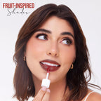 Profusion Cosmetics Lip Glaze Tinted Lip Gloss - Hydrating Lip Stain with Vitamins A & E, Buildable Color, Long Wearing Glossy Finish with Non-Sticky Formula, 7 Stunning Shades (Blackberry Glaze)