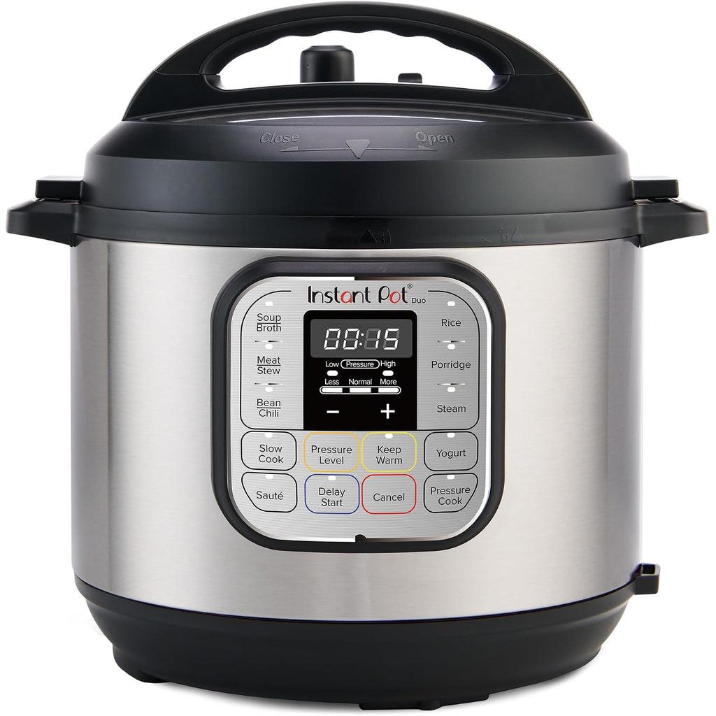 Instant Pot Duo 7-In-1 Mini Electric Pressure Cooker, Slow Rice Cooker, Steamer, Sauté, Yogurt Maker, Warmer & Sterilizer, Includes Free App With Over 1900 Recipes, Stainless Steel, 3 Quart
