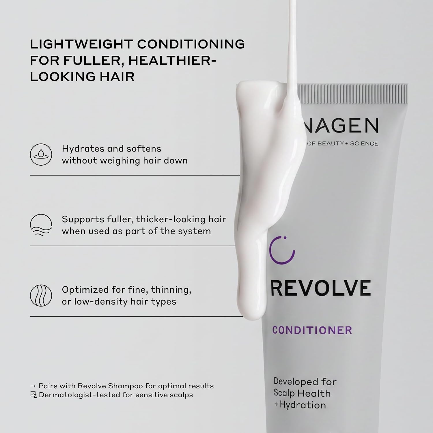 Zenagen Revolve Women'S Travel Kit | Shampoo + Conditioner For Fine & Visibly Thin Hair, Promotes Thicker Fuller Hair, Plant-Based Formula, Color-Safe, Vegan