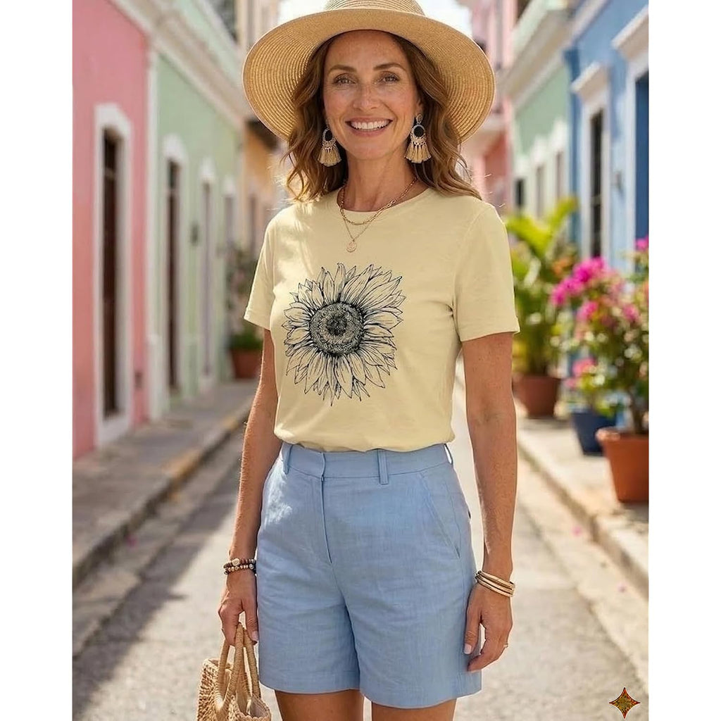 T Shirts For Women Graphic Short Sleeve Tees Summer Crewneck Loose Tops 2026