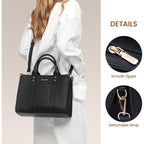 LOVEVOOK Purse for Women Leather Tote Bag Purse and Handbags, Satchel Shoulder Crossbody Top Handle Bags with Zipper