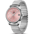 LN LENQIN Ladies Watches Womens Watch Stainless Steel Analog Quartz Watches for Women Waterproof Easy Reader Women's Wrist Watch with Date Expansion Band
