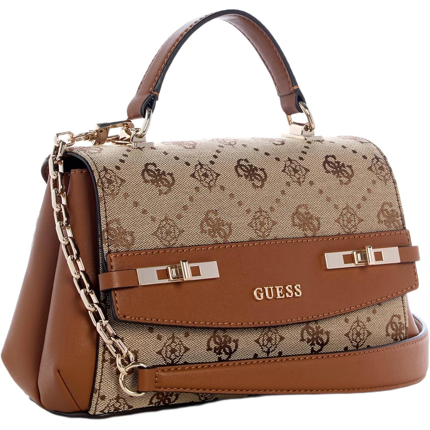 Guess Women'S Melinda Logo Top Handle Flap