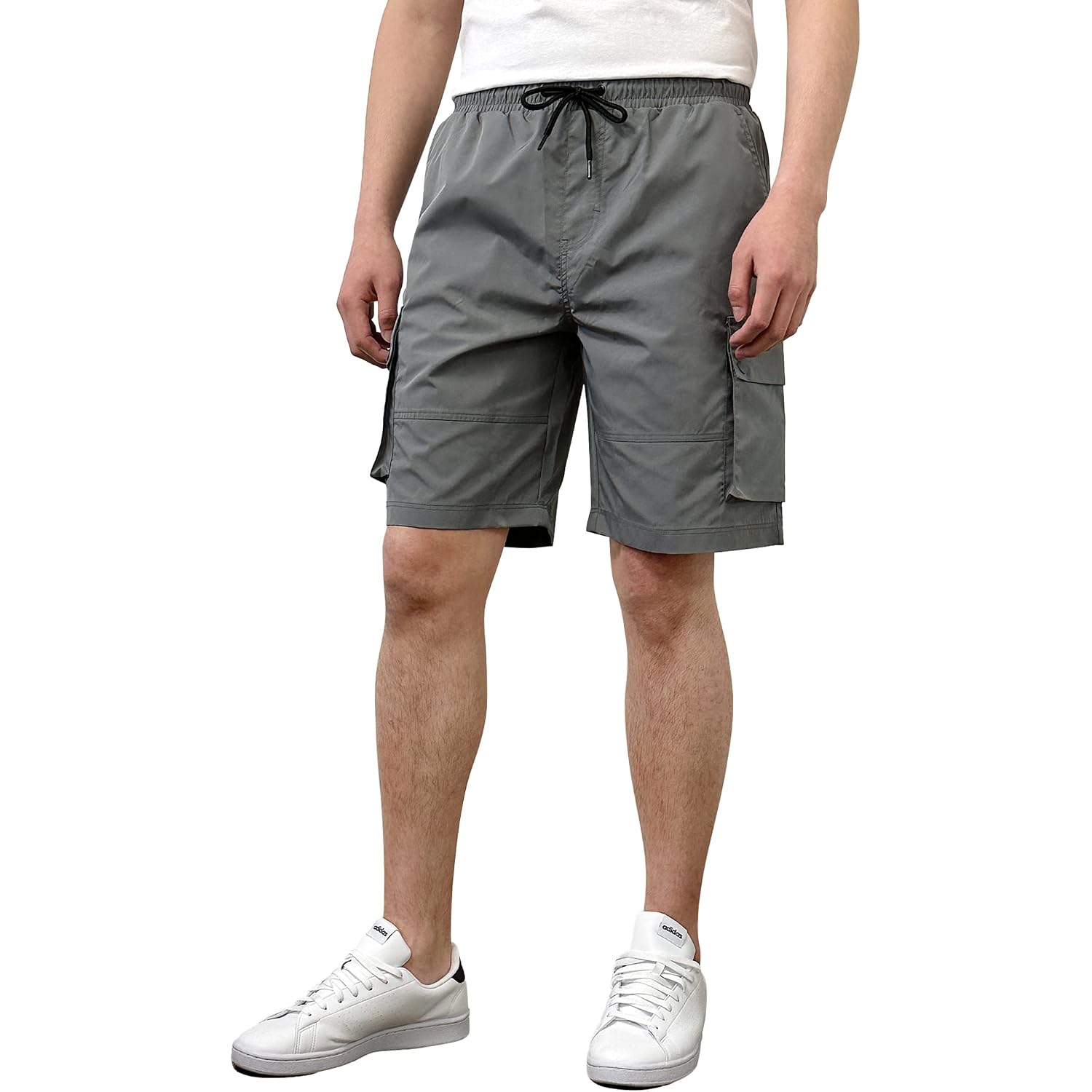 Southpole Men'S Quick Dry Track Cargo Shorts, Inseam 9", Lightweight, Water Resistant