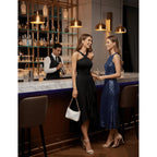 Bbonlinedress Halter Cocktail Women Dresses Prom Formal Wedding Guest Bridesmaid Ruffled Maxi Hi-Lo Evening Party 2026 Dress