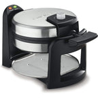Cuisinart Round Flip Belgian Waffle Maker, 1" Thick Belgian-Style Waffle, Waf-F30Nas