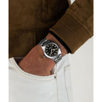 Hamilton Khaki Field Murph Automatic Men'S Watch, 38Mm Stainless Steel Case, Swiss Made, Black Dial Analog Wrist Watch, 100M Waterproof, Sapphire Crystal, 3-Hand Movement, Stainless Steel Strap