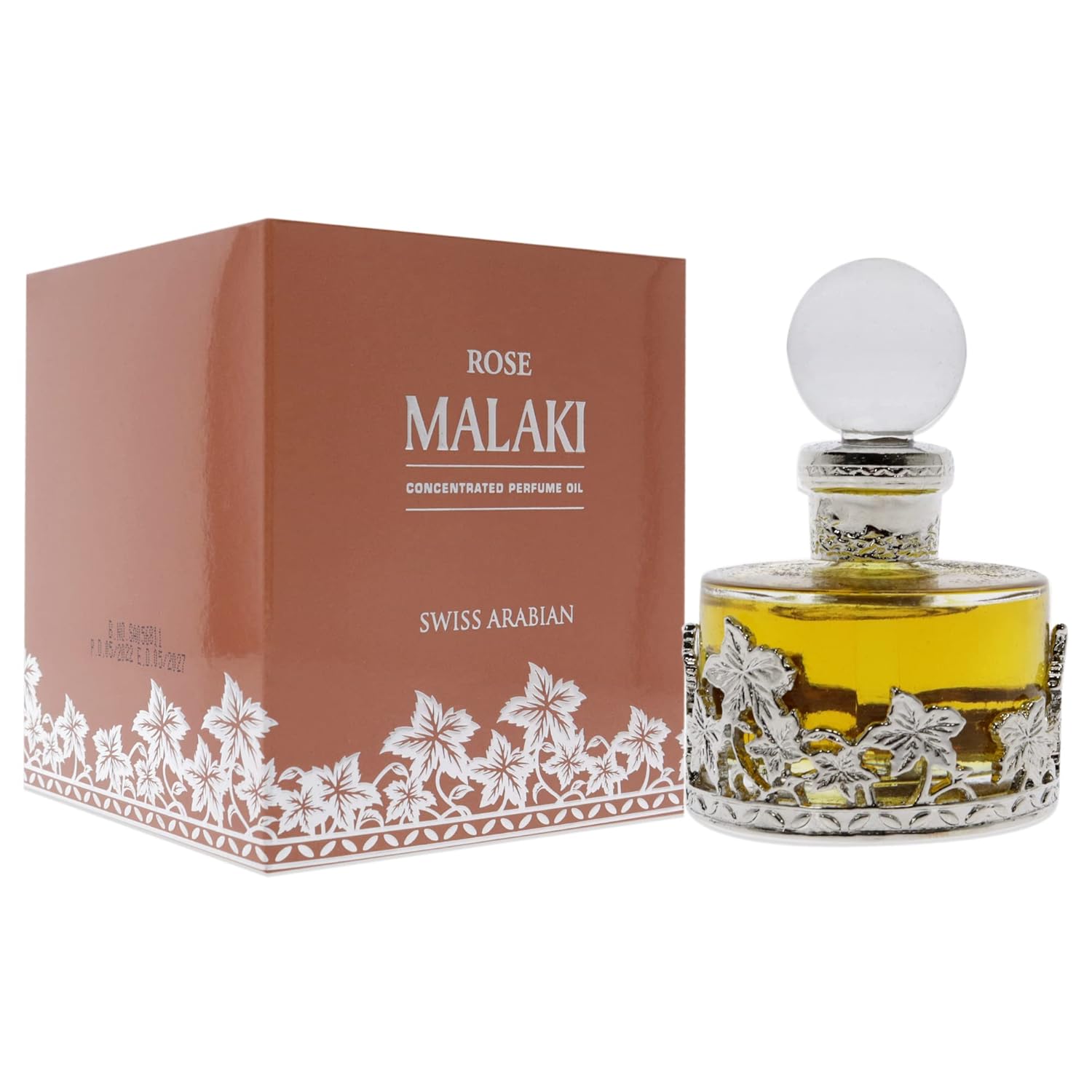 Swiss Arabian Rose Malaki - Luxury Products From Dubai - Long Lasting And Addictive Personal Perfume Oil Fragrance - A Seductive, Signature Aroma - The Luxurious Scent Of Arabia - 1 Oz