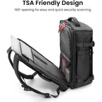 Tomtoc 28/40L Travel Backpack, Tsa Carry On/Personal Item Bag Flight Approved, Water-Resistant Carry On Luggage, Pfas Free