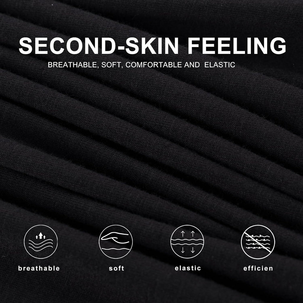 Bamboo Cool Mens Boxer Shorts Underwear Soft Comfortable Breathable Knit Boxers Short For Men (3 Or 5 Pack)