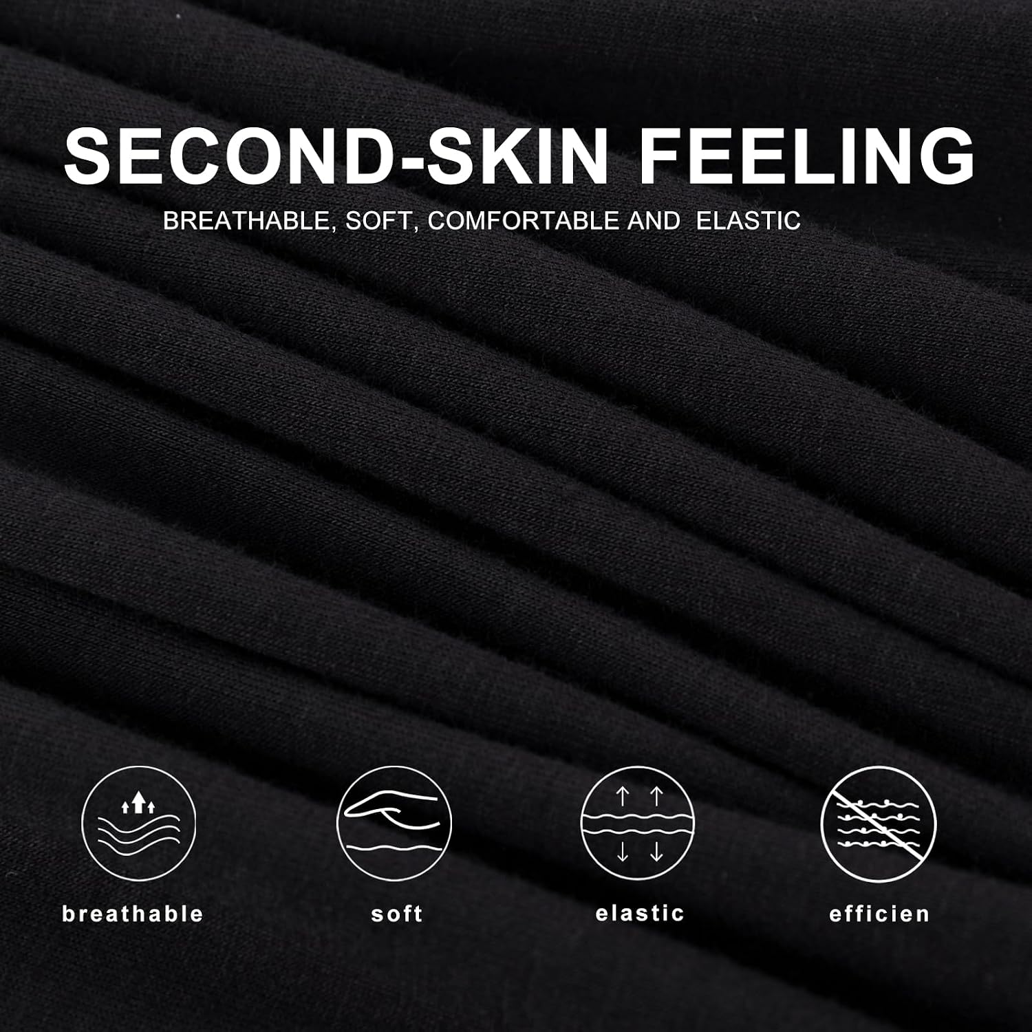 Bamboo Cool Mens Boxer Shorts Underwear Soft Comfortable Breathable Knit Boxers Short For Men (3 Or 5 Pack)