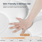 Luxury Full Size Mattress 8 Inch, Hotel Level Hybrid Mattress Full Size Bed In A Box, Gel Memory Foam & 7-Zone Ergonomics Targeted Support, Certipur-Us, Teens, Singles, Guest Rooms, 365-Trials