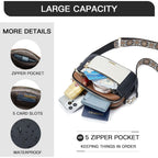 Telena Small Crossbody Bags For Women Vegan Leather Crossbody Purse With Adjustable Wide Strap For Daily Life