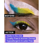 Eyeliner Stencils | Cat Eyeliner Stencil & Winged Eyeliner Tool | Made In Usa & Created By Celebrity Makeup Artist | Reusable And Flexible Eyeliner Tape & Eyeshadow Tape (Pack Of 1)