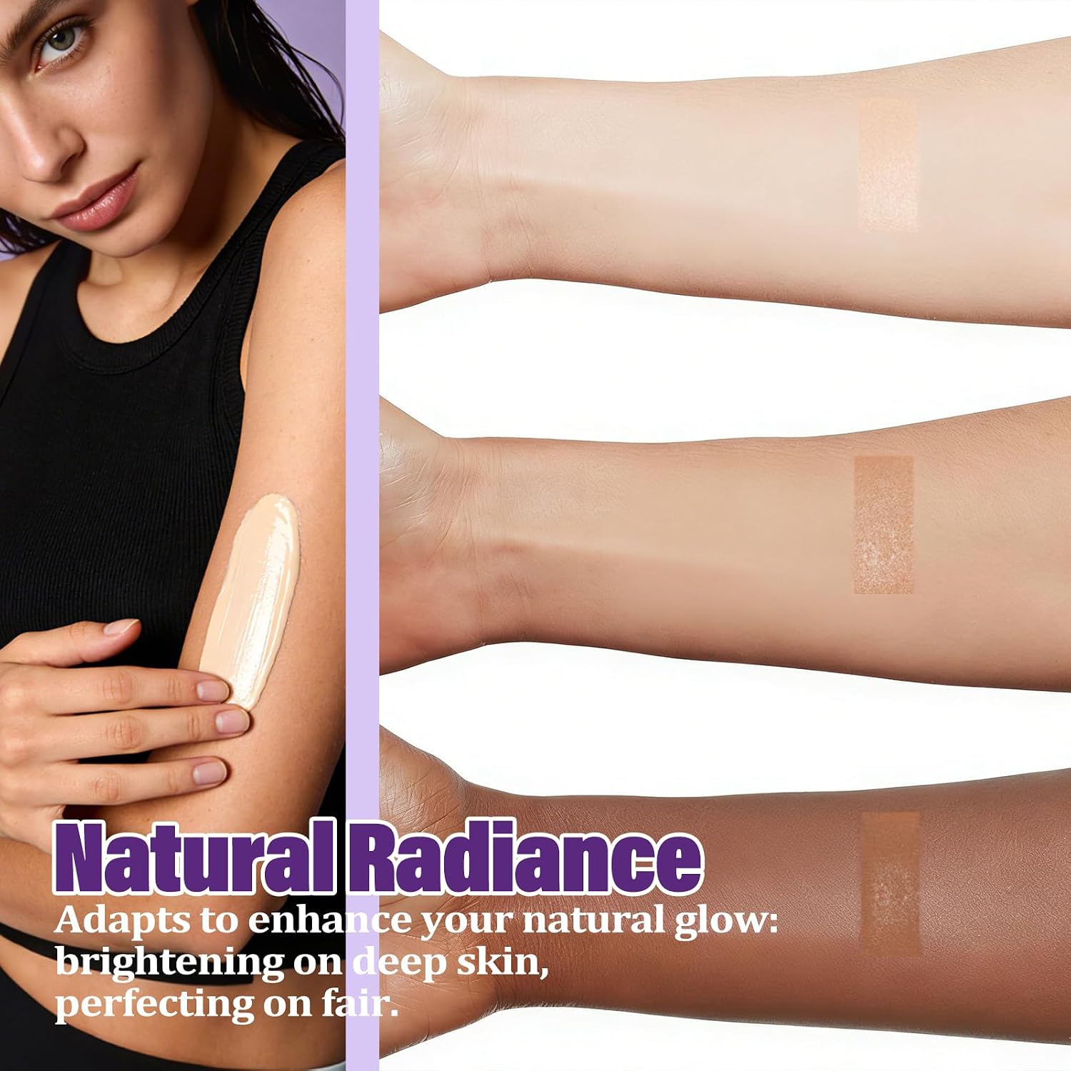 Tattoo Cover Up Makeup Waterproof, Leg And Body Makeup, Long Lasting Body Foundation For Flawless Looking, Easy Application, Natural Radiance (1 Pc)