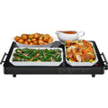 Chefman Electric Warming Tray With Adjustable Temperature Control, Perfect For Buffets, Restaurants, Parties, Events, And Home Dinners, Large 21” X 16” Glass-Top Surface Keeps Food Hot – Black