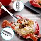 Crab Leg Crackers And Tools - Lobster Crackers And Picks Set Shellfish Crab Claw Cracker Stainless Steel Seafood Crackers & Forks - Lobster Tools For Eating