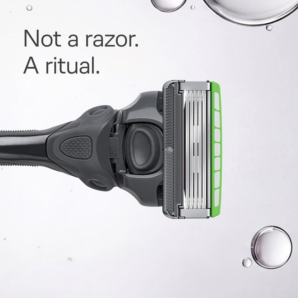 Schick Hydro Sensitive Razors for Men, 1 Razor Handle with 3 Razor Blades Refills