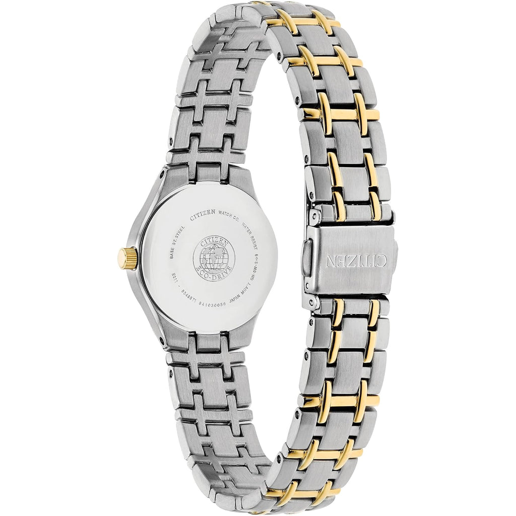 Citizen Womens Analogue Eco-Drive Watch With Stainless Steel Strap