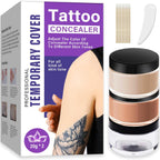 Tattoo Cover Up Makeup Water-Resistant 2-Tone Concealer Set 40G For Blemishes And Marks