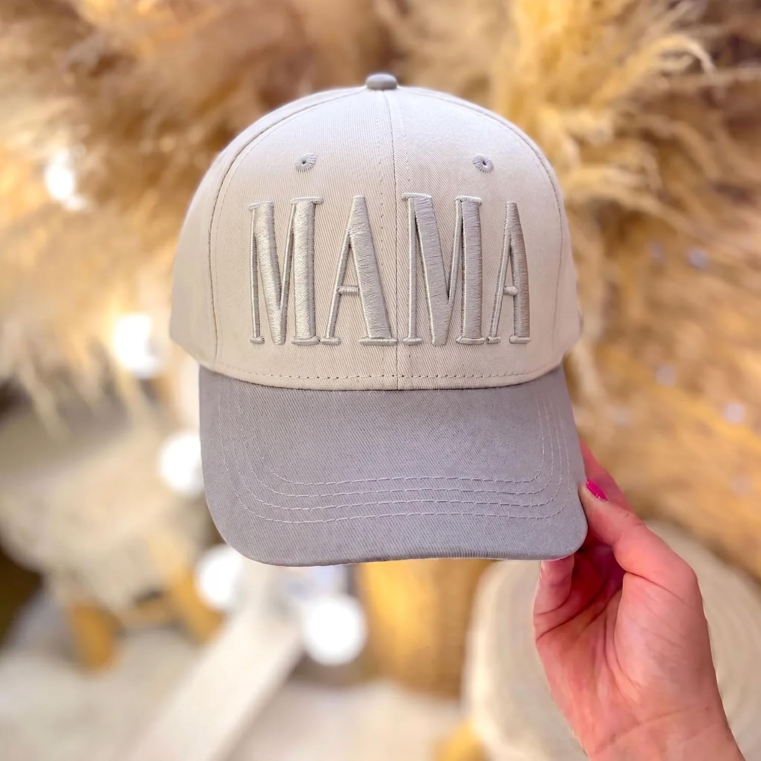 Womens Mama Trucker Hat, Vintage Embroidered Mom Baseball Cap, Trendy New Mama Gifts For Women