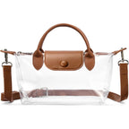 Bostanten Clear Bag For Stadium Approved Crossbody Purse Handbags For Concerts Sports Events