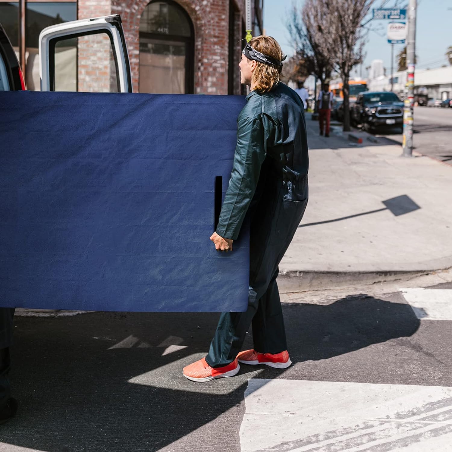 Mattress Bags For Moving And Storage Queen Size, Waterproof Mattress Cover For Moving With Heavy Duty Handles, Strong Zipper, Reusable Mattress Storage Bag, Moving Supplies & Moving Bags