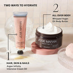 Josie Maran Whipped Body Butter - Skin Firming Body Cream With Argan Oil, Whipped Shea Butter, Avocado Oil & Essential Fatty Acids - Radiance-Boosting Skincare - Baked Lemon Bliss (2 Fl Oz)