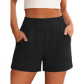 Shorts for Women Summer Casual Elastic High Waist Lounge Comfy Dress Shorts with Pockets 2026 Beach Vacation Clothes