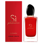 Armani Beauty - Sì Passione - Eau De Parfum - Vanilla Perfume For Women - Floral Citrus Fragrance - Blackcurrant Nectar, Damascena Rose, Black Tea Notes