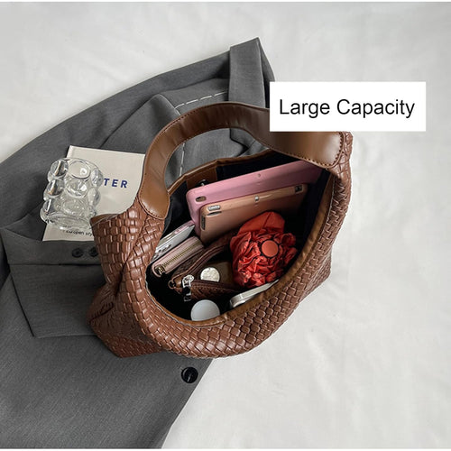2026 Leather Tote Bag For Women Top-Handle Shoulder Bag, Hobo Bags Large Capacity Soft Vegan Crossbody Handbag Underarm