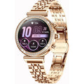 Smart Watches for Women Fitness Tracker with Diamonds Multi-Sport Modes Heart Rate Monitor Sleep Monitoring Bluetooth Calls Female Helath 1.27" Dainty Smartwatch for Android iOS