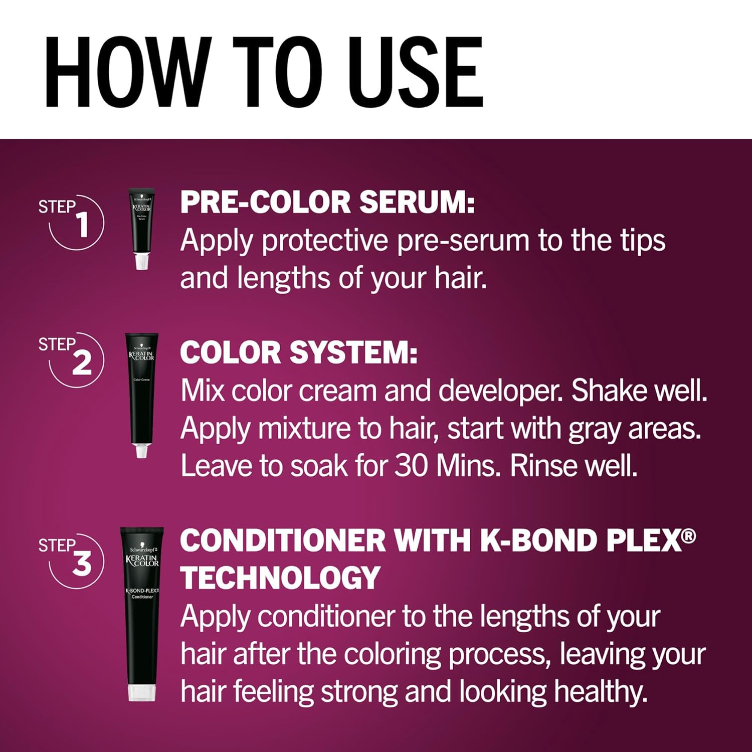 Schwarzkopf Keratin Permanent Hair Dye Cream, 1.1 Midnight Black, Professional Quality Color for Up to 100% Gray Coverage, Bond Enforcing System