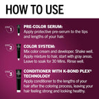 Schwarzkopf Keratin Permanent Hair Dye Cream, 4.6 Intense Cocoa, Professional Quality Color for Up to 100% Gray Coverage, Bond Enforcing System