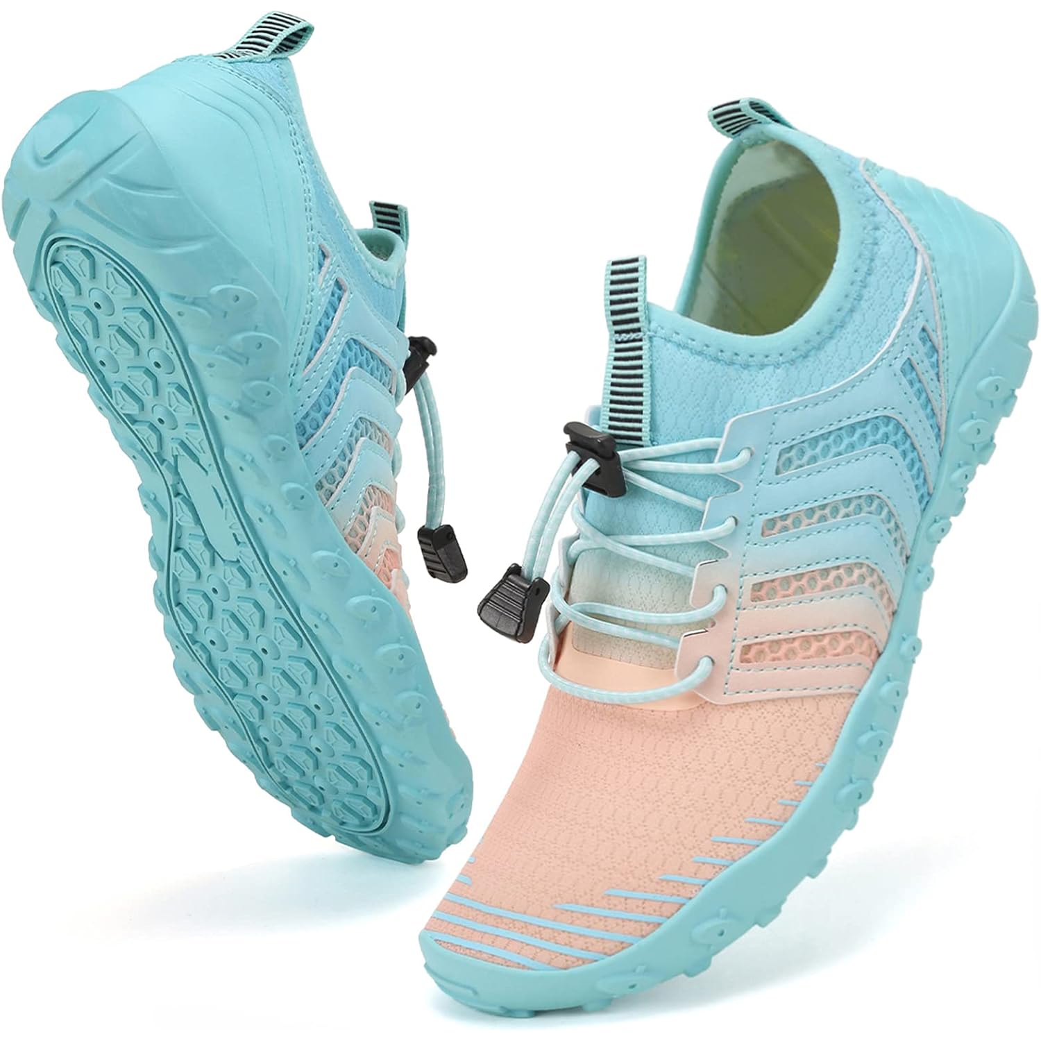 Watelves Water Shoes Mens Womens Barefoot Beach Swim Shoes Quick-Dry Aqua Socks Pool Shoes For Surf Yoga Water Aerobics