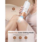 Ubroo Laser Hair Removal with 5℃ Ice Cooling,Hand-held Hair Removal Device IPL Hair Removal for Women and Men,Reduce Hair Regrowth,Full Body Use for Legs,Bikini,Armpits（Gold）